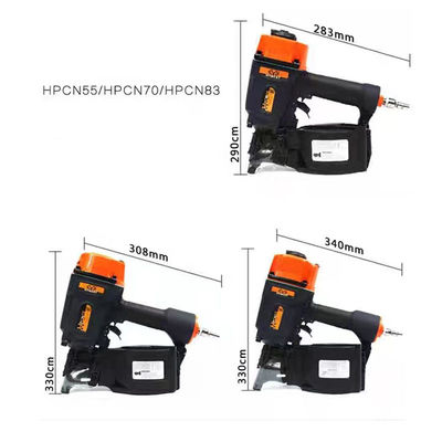 75-110 PSI Пневматический гвоздящий пистолет CN70 для паллетного дерева Max Air Coil Nailer и источник питания