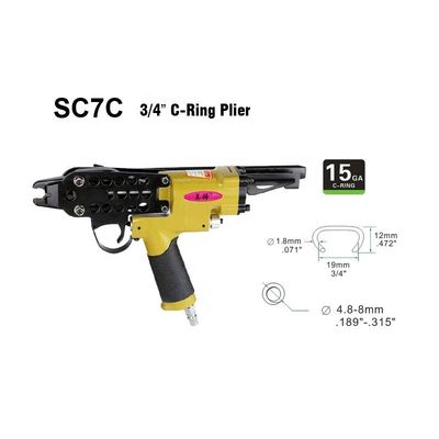 1.74kg Пневматический SC7C 15GA 3/4 "C-Ring Plier для OEM