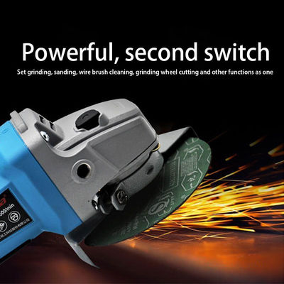 Максимальная скорость двигателя 8500RPM Перезаряжаемая 21V безчехленая угловая шлифовка для резки и полировки
