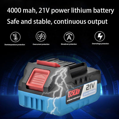 Максимальная скорость двигателя 8500RPM Перезаряжаемая 21V безчехленая угловая шлифовка для резки и полировки