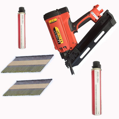 378 * 374 * 110 мм 30-34 градусов беспроводной газовой рамки Nailer Kit для максимальной длины ногтей 3 1/2 дюйма
