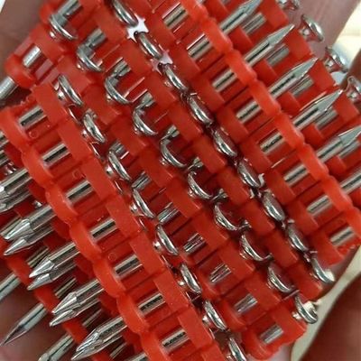 6.3 мм Плоская голова газовые бетонные гвозди Пластиковые крепежные ленты для строительных материалов
