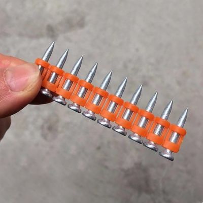 Механические оцинкованные усиленные газовые гвозди для жесткого бетона и металла