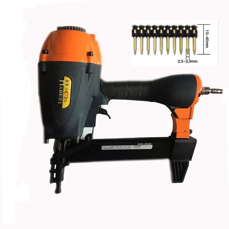 SR40 Air Concrete Nailer Air Actuated Nail Gun For Min Nail Length 1/2in 370*380*120 мм. Внутренняя длина ногтей