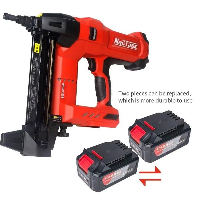 Nailtask DCCN 100X2 Guns Machine Air Stapler Grade DIY Framing Nailer Battery Пистолет с ногтями