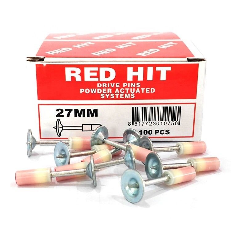 100 штук RED HIT небольшие потолочные крепежи круглые гвозди для мини потолочного гвоздика